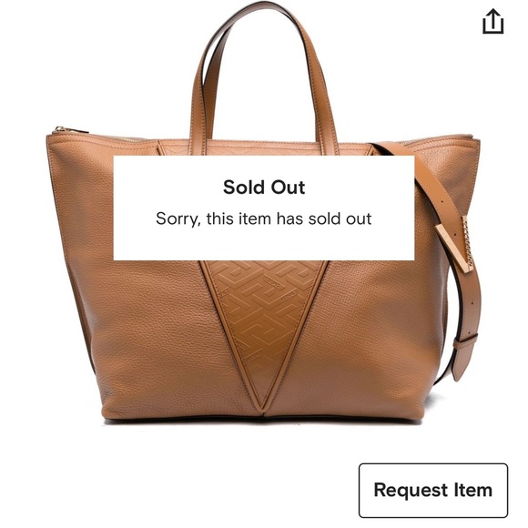 Versace Greca Embossed leather tote bag - Picture 2 of 16